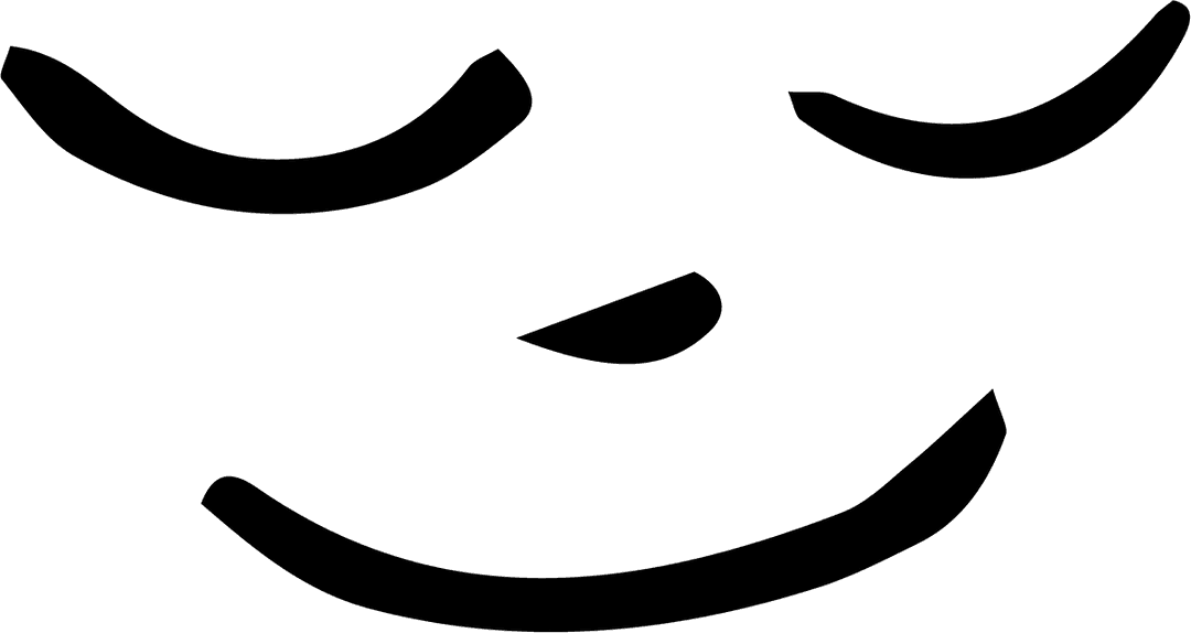 Transparent Artistic Illustration of Woman's Face