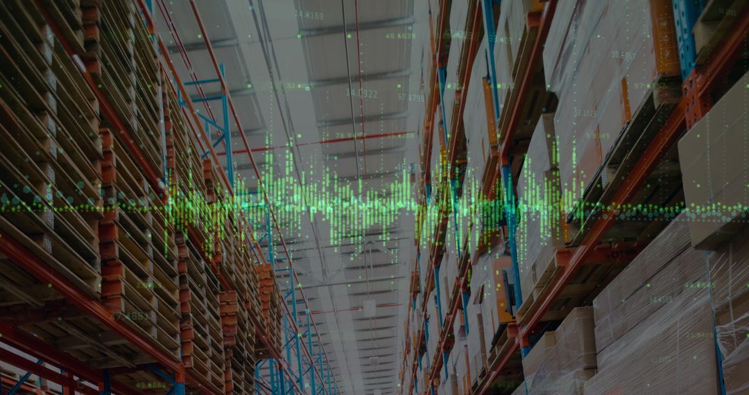 Digital Data Visualization in Modern Warehouse