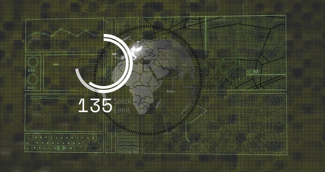 Futuristic Global Data Analysis and Mapping Interface