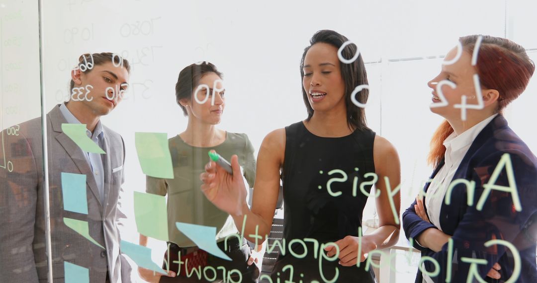 Diverse Team Collaborating on Creative Office Strategy