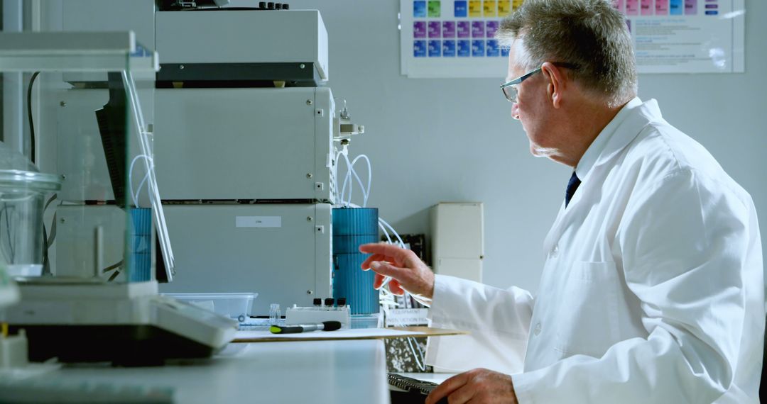 Senior Scientist Conducting Research in Laboratory - Free Images, Stock Photos and Pictures on Pikwizard.com