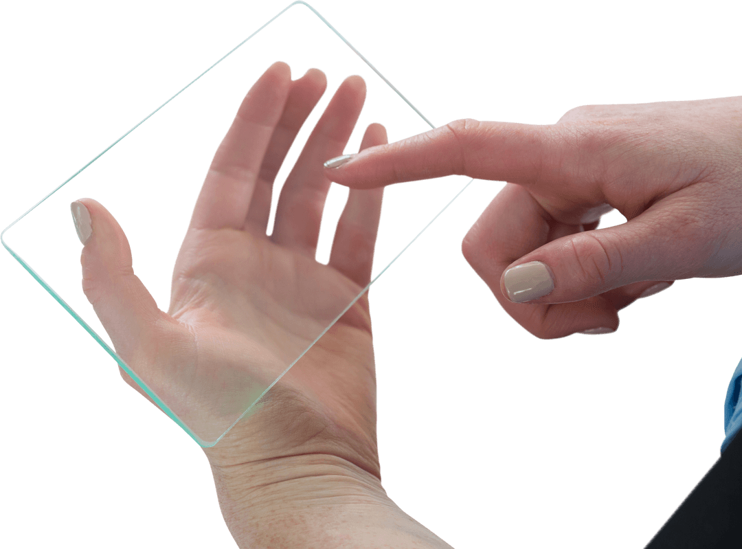 Transparent Glass Interface with Fingertip Touch