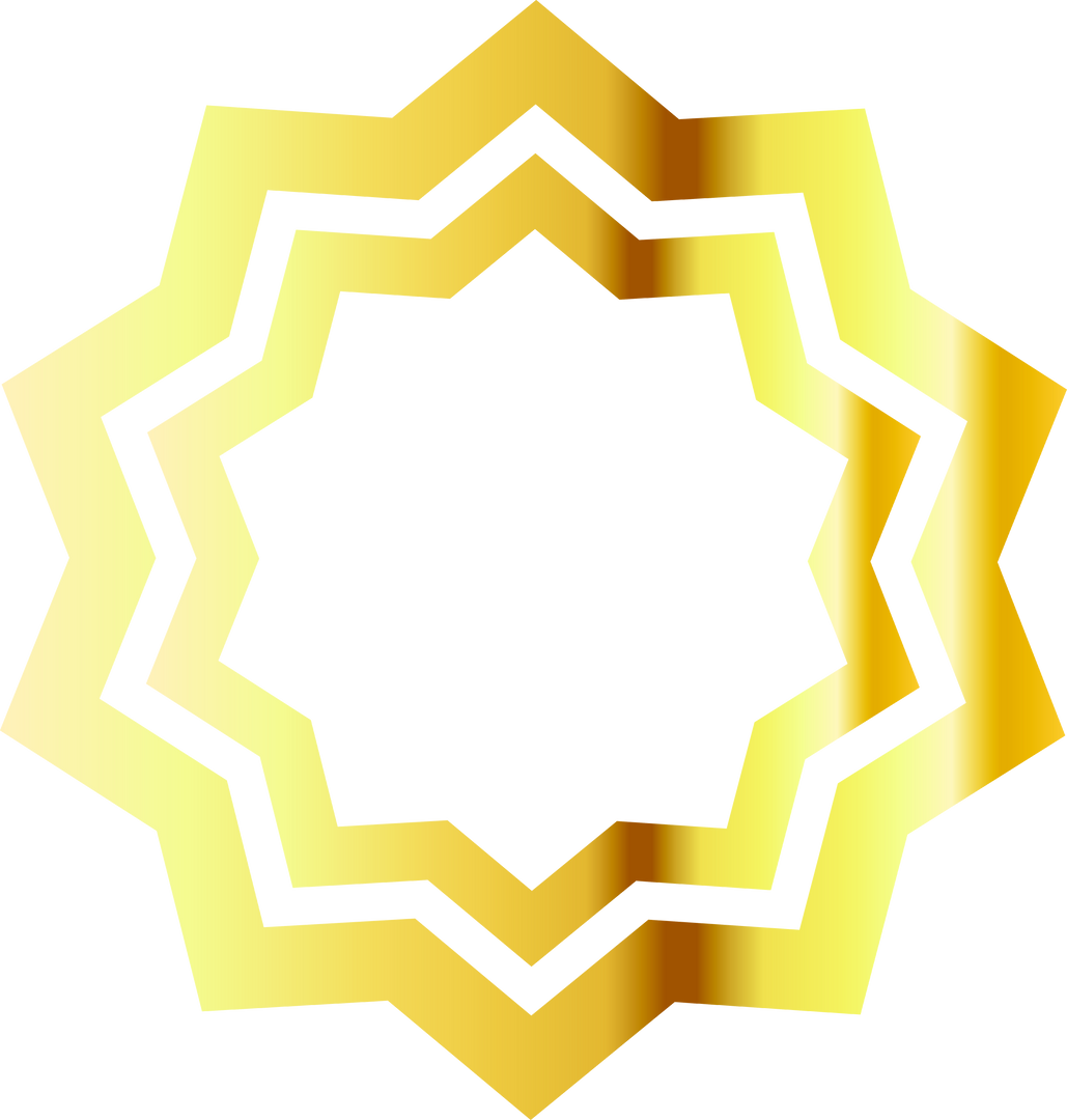 Transparent Golden Star Shaped Geometric Vector Design - Download Free Stock Images Pikwizard.com