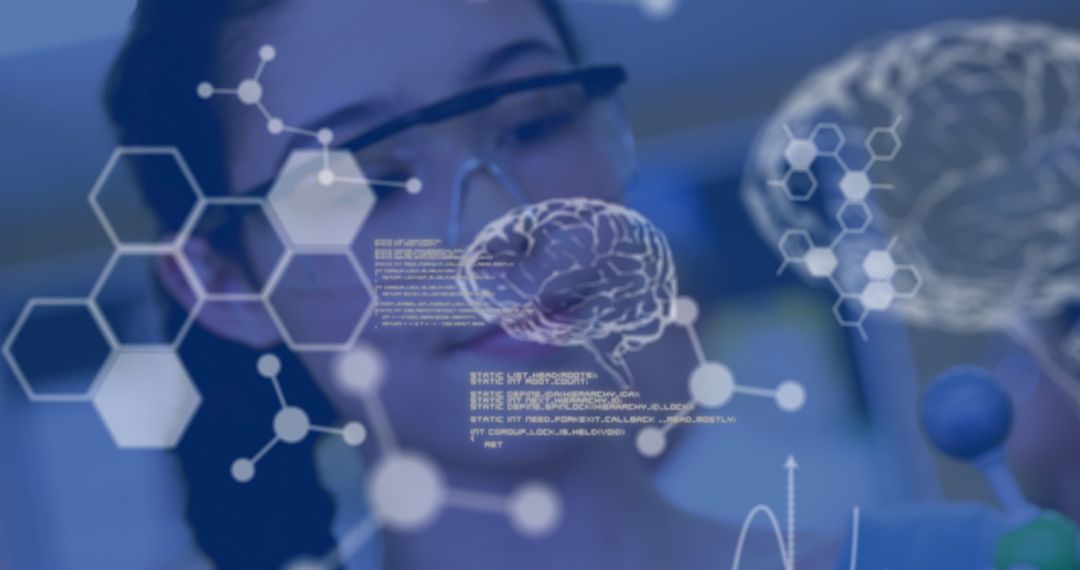 STEM Education Concept with Student and Digital Interface