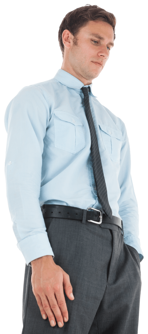 Professional Businessman in Formal Attire Transparent Background