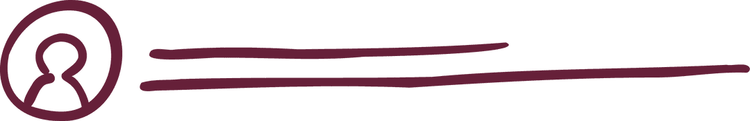 Minimalist User Profile Placeholder on Transparent Background