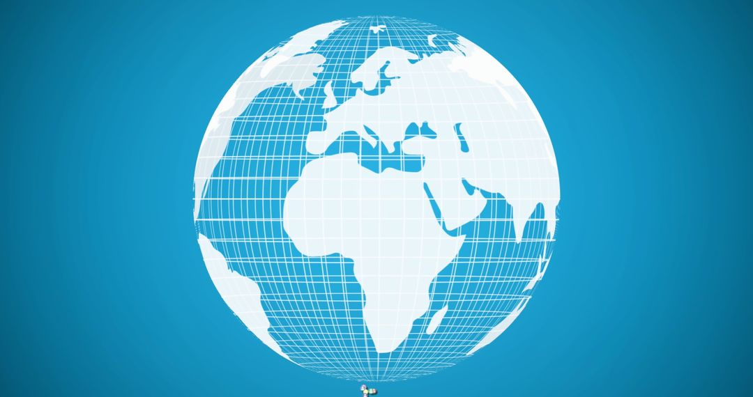 Global Connectivity Through Social Media Icons and Networking