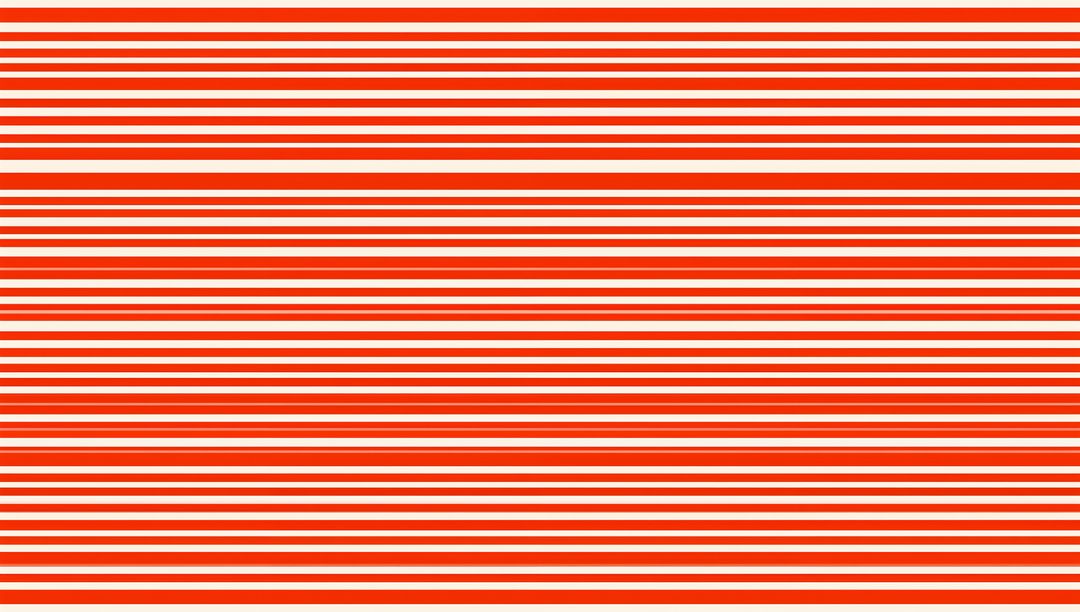 Red Cream Horizontal Striped Wallpaper Pattern Minimal Geometric Duotone Repeating Lines