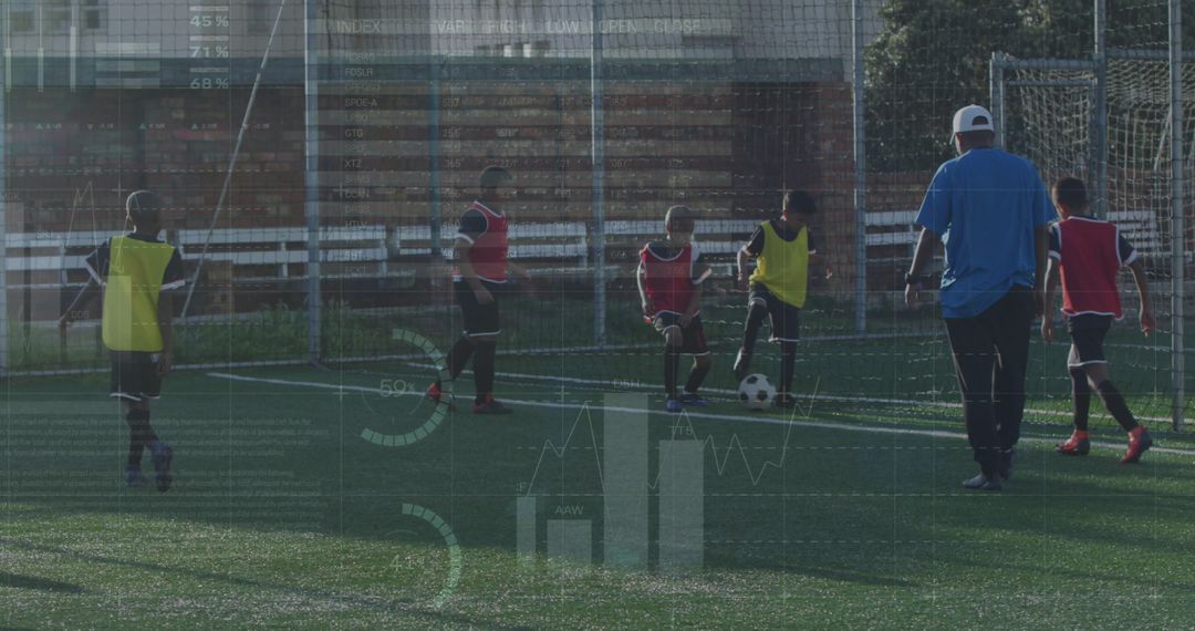 Data Overlay on Youth Soccer Training with Coach