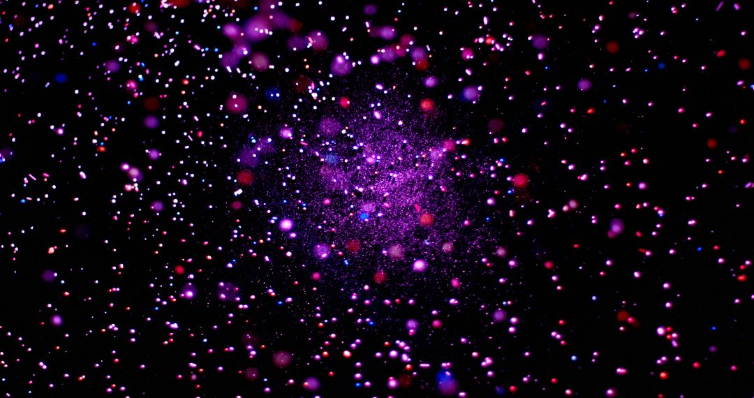 Abstract Purple Glittering Galaxy in Space - Free Images, Stock Photos and Pictures on Pikwizard.com