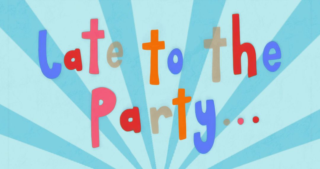 Colorful Abstract Typography Design with Vibrant Fonts