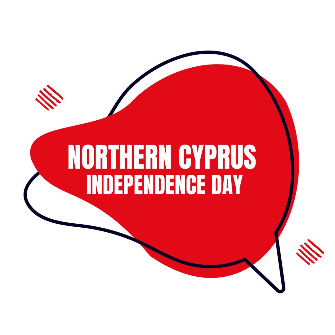 Northern Cyprus Independence Day Celebration Design