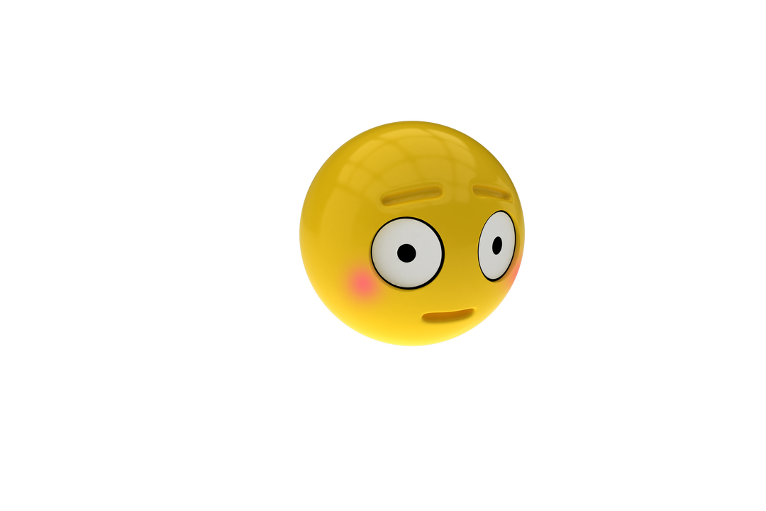 3D Transparent Surprised Emoji Smiley Face - Download Free Stock Images Pikwizard.com