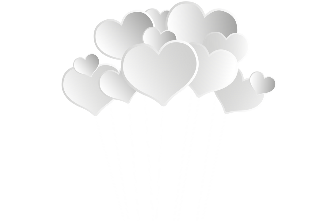 Heart Shaped Balloons on Transparent Background for Romantic Designs - Download Free Stock Images Pikwizard.com