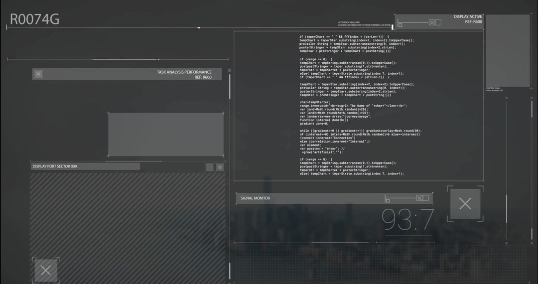 Digital Interface Displaying Data Processing Codes - Free Images, Stock Photos and Pictures on Pikwizard.com