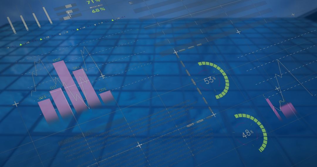 Dynamic Infographic Display on Glass Building Exterior