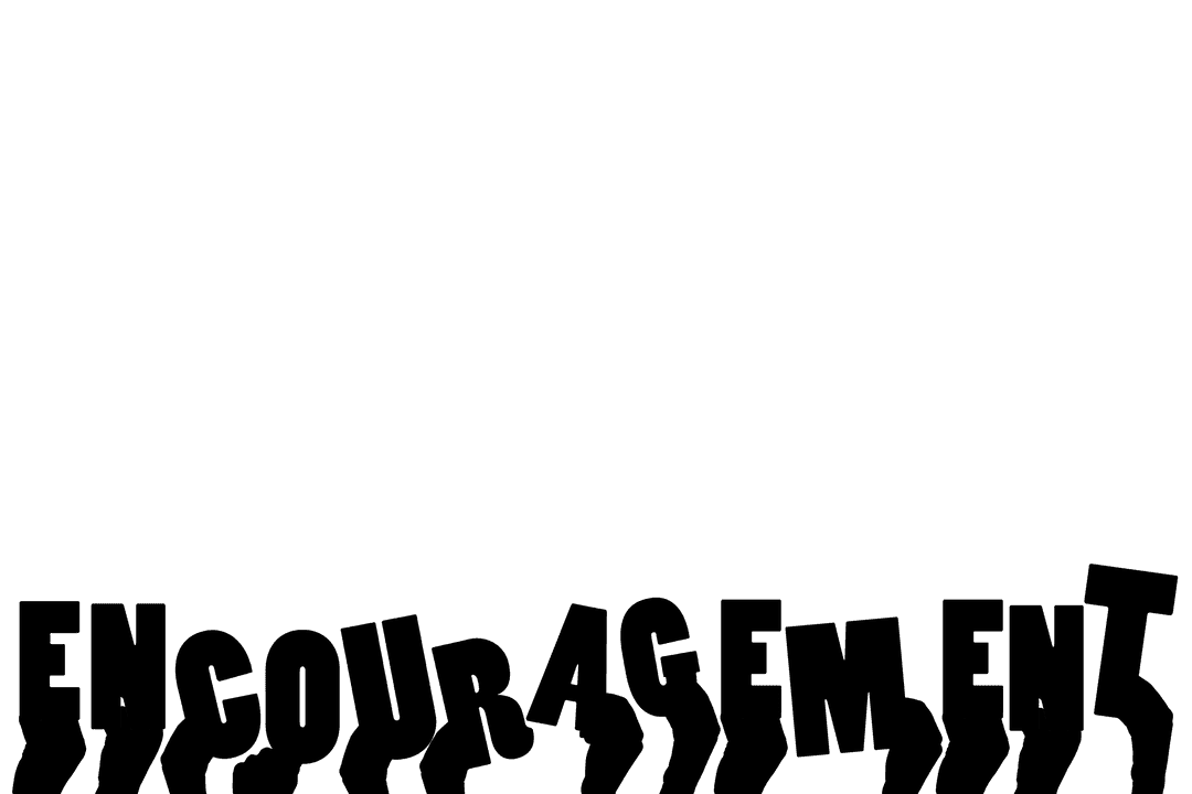 Inspiring Motivational Text with Transparent Background