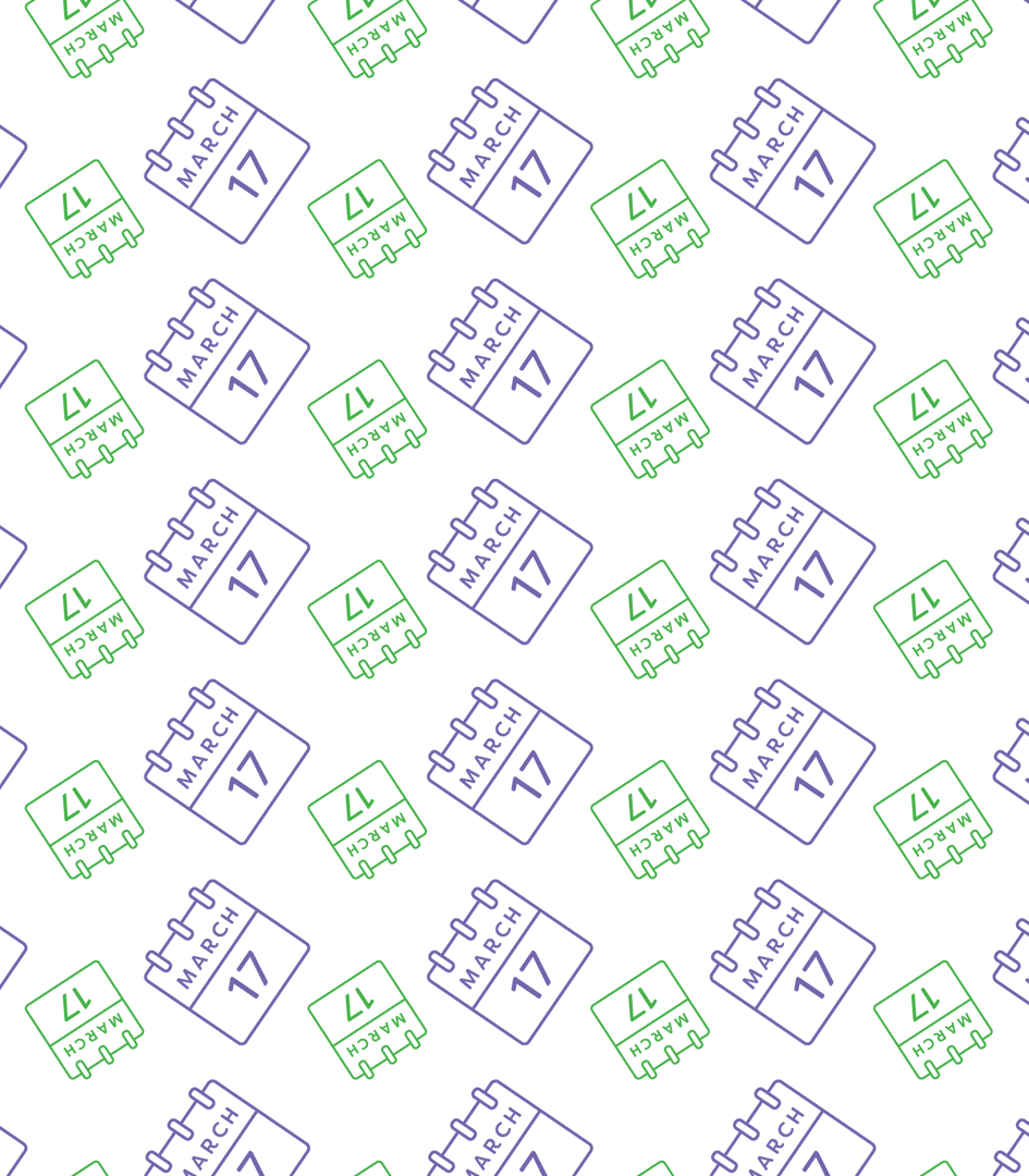 seamless transparent background with colorful calendar pattern - Download Free Stock Images Pikwizard.com