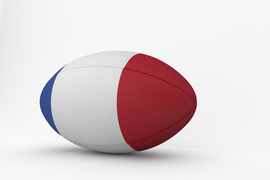 Transparent Rugby Ball with French Flag Design for Sports Promotion - Download Free Stock Images Pikwizard.com