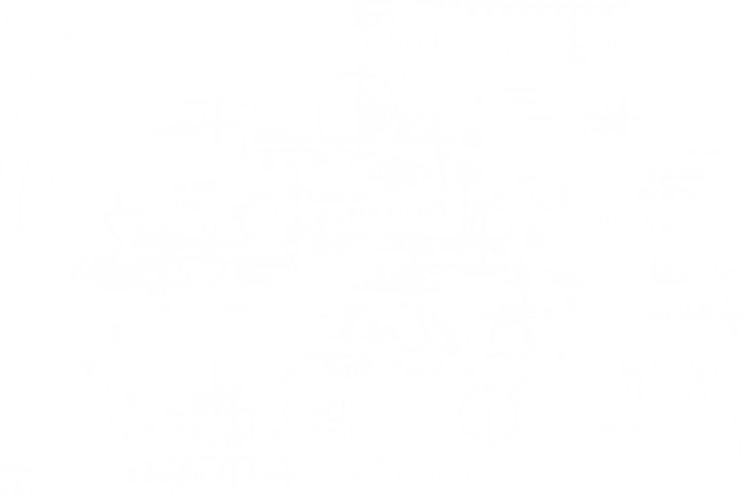 Mathematical Formulas Overlay on Transparent Background