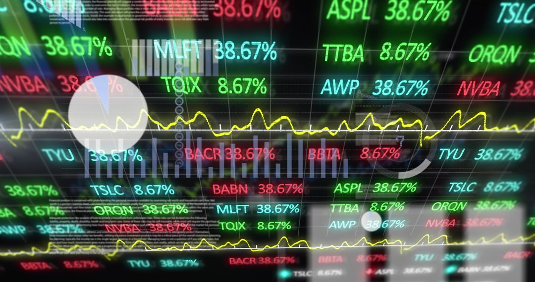 Dynamic Forex Trading Interface with Real-Time Stock Tickers