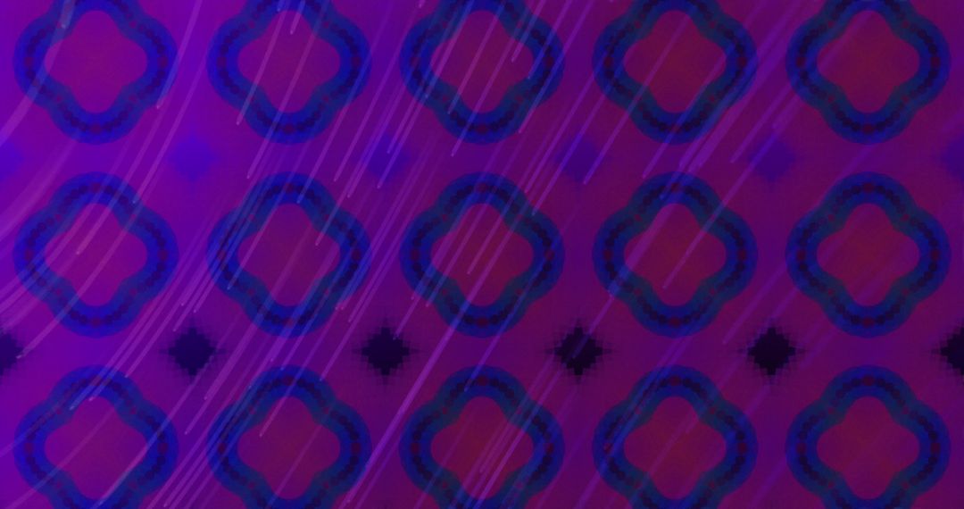 Dynamic Light Trails with Abstract Digital Pattern in Motion