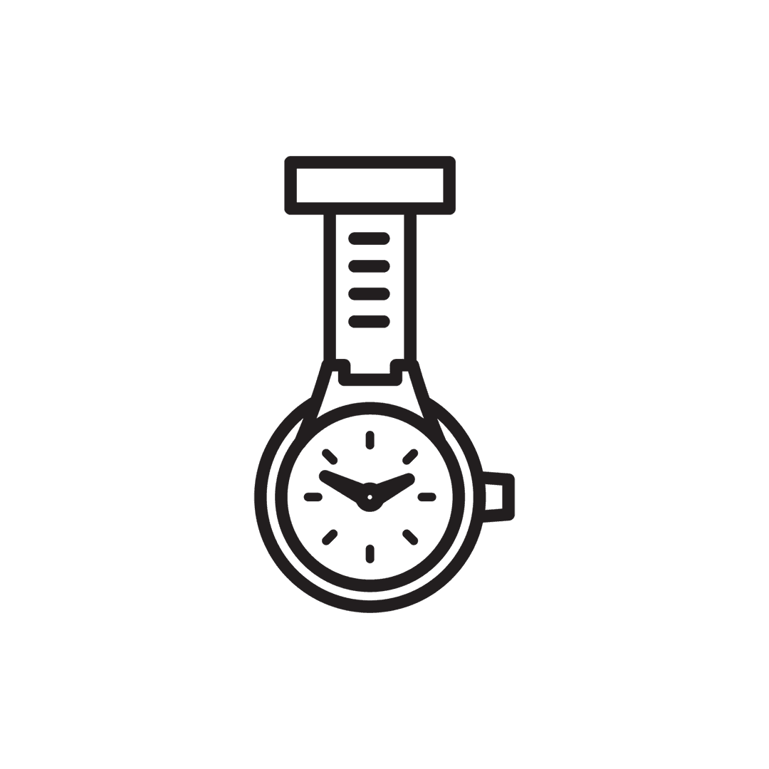 Minimalist Watch Illustration Transparent Background