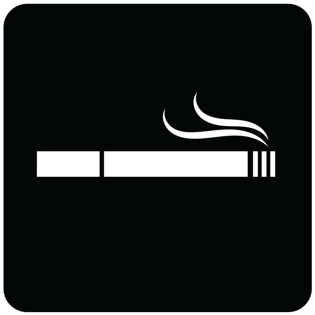 Transparent Vector Illustration of Smoking Cigarette Symbol