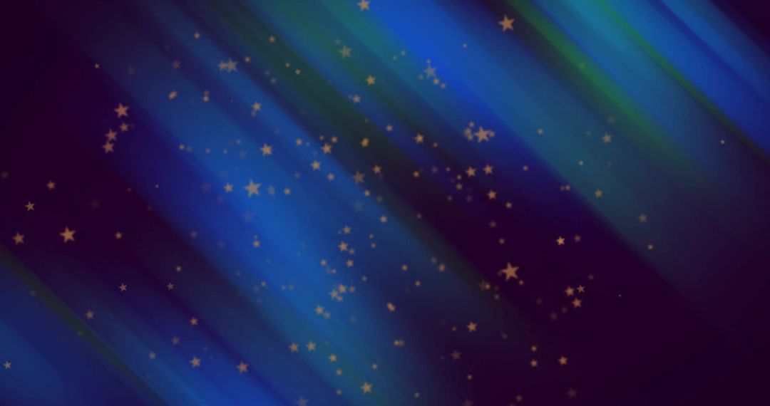 Abstract Blue Background with Stars and Motion Effects