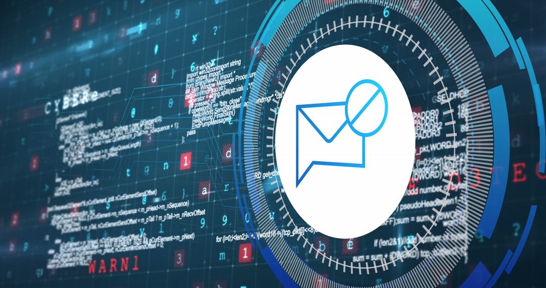 Digital Envelope Interface on Coded Background