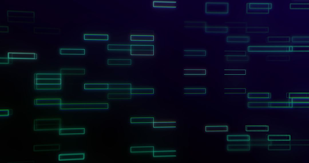 Dynamic Pattern of Moving Rectangles on Dark Background