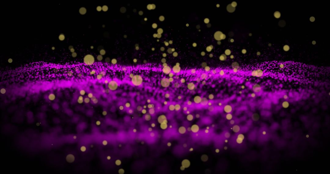 Vibrant Multicolor Light Spots on Dark Background