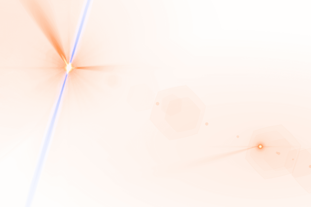 Digital Light Flares Abstract on Transparent Background
