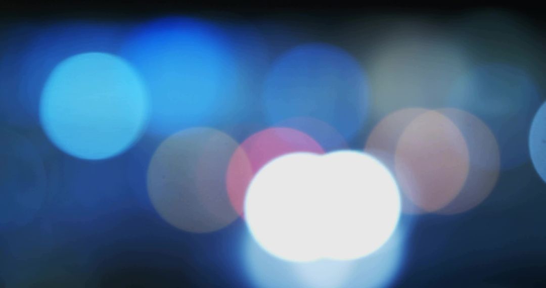 Dynamic Bokeh Lights in Urban Nightscape