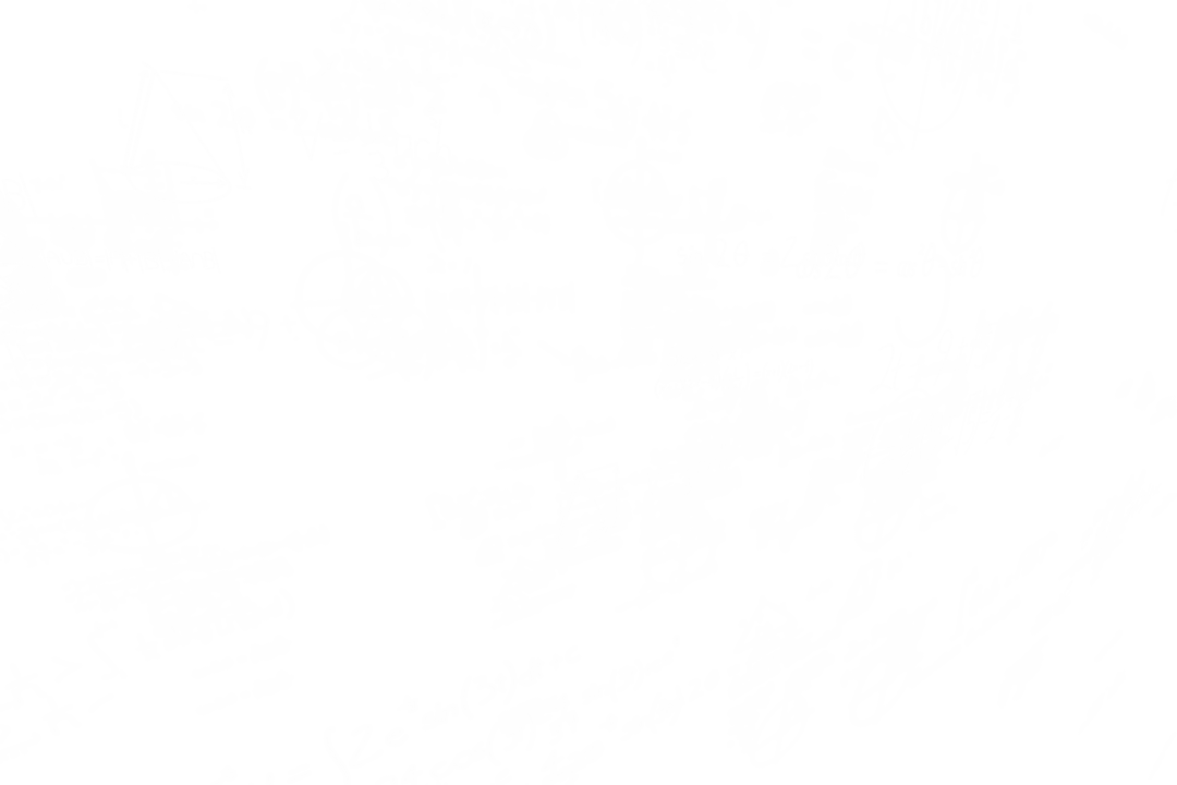 Complex Mathematical Formulas on Transparent Background