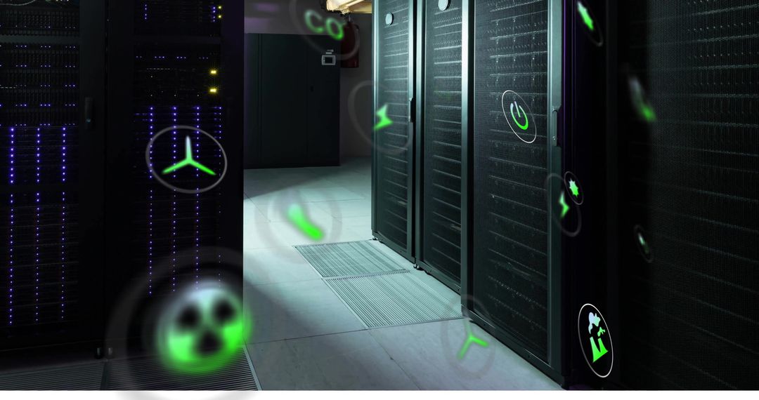 Eco-Friendly Data Processing in a Modern Server Room