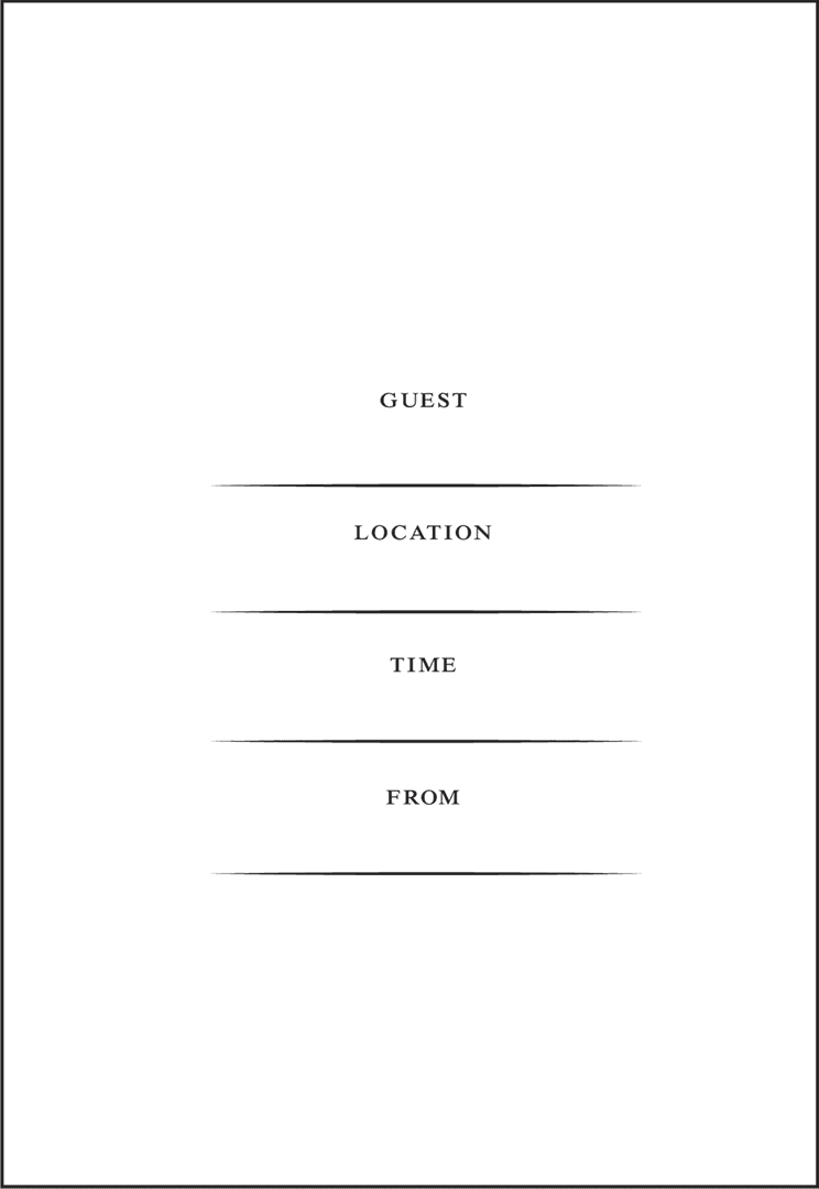 Transparent Invitation Template with Elegant Text Elements