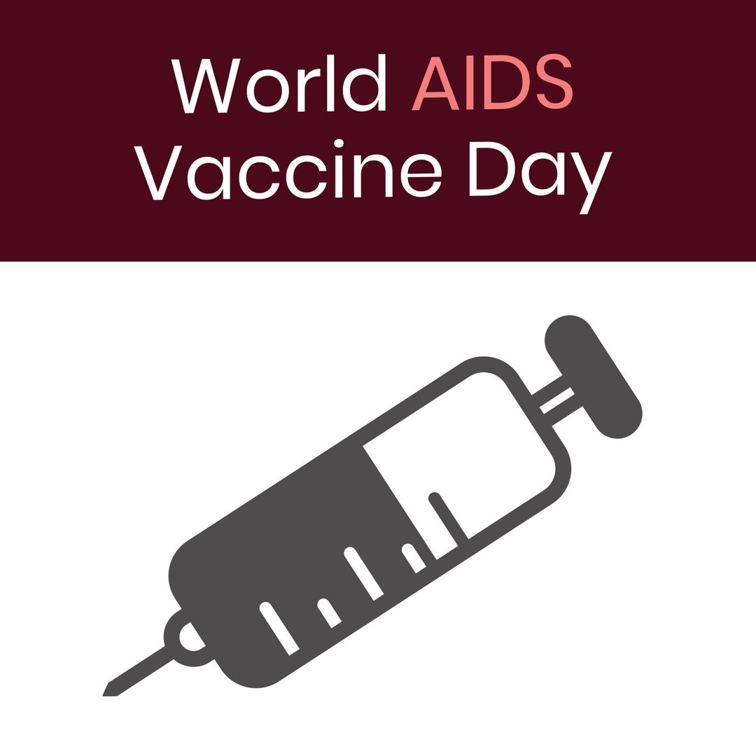 World AIDS Vaccine Day Poster with Syringe Illustration - Download Free Stock Templates Pikwizard.com