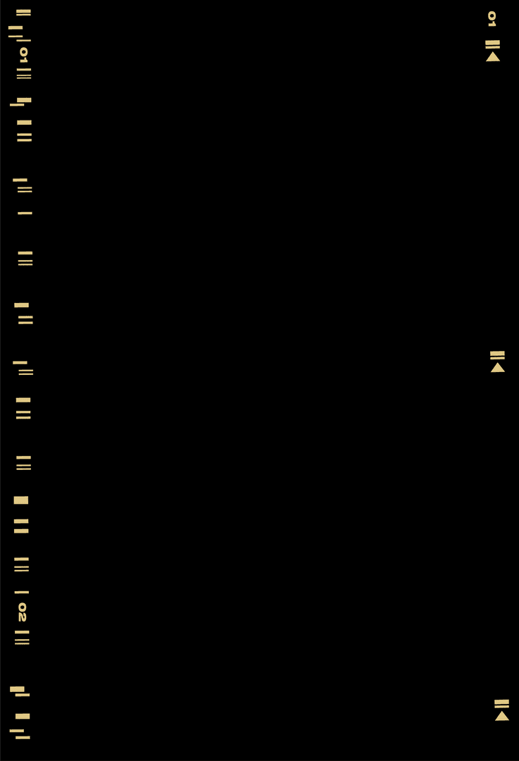 Transparent Background with Minimalist Geometric Yellow Lines