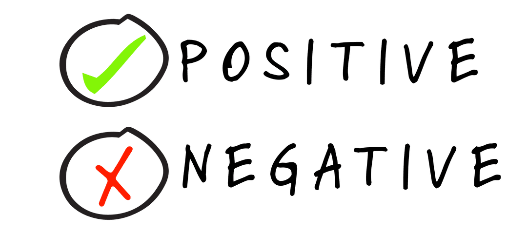 Transparent Checklist Illustration with Check Mark and Cross