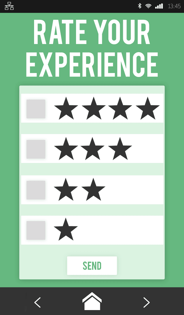 Digital Transparent Rate Your Experience Survey Vector