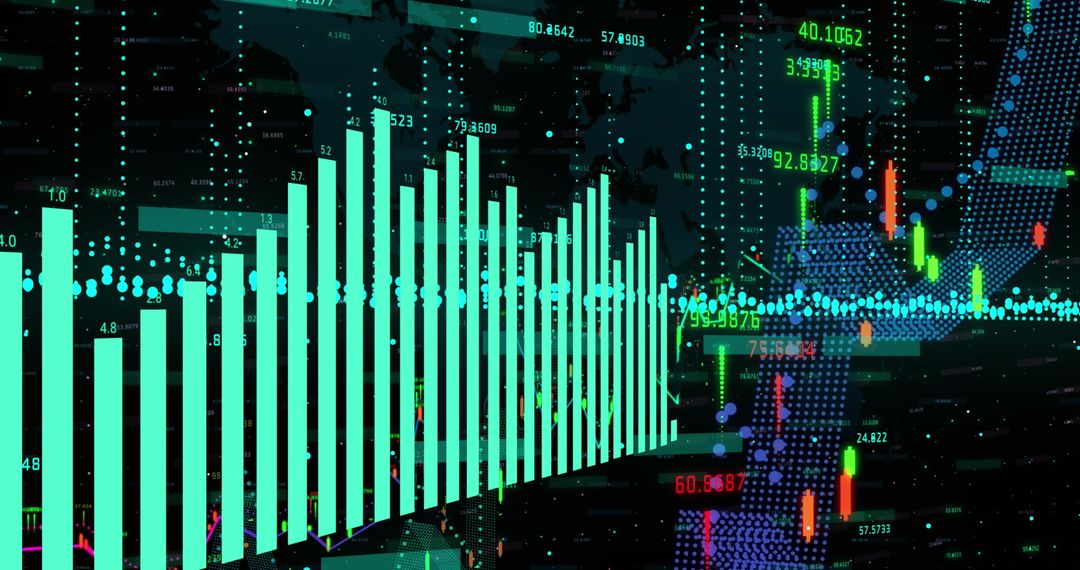Dynamic Financial Dashboard Displaying Data Analytics
