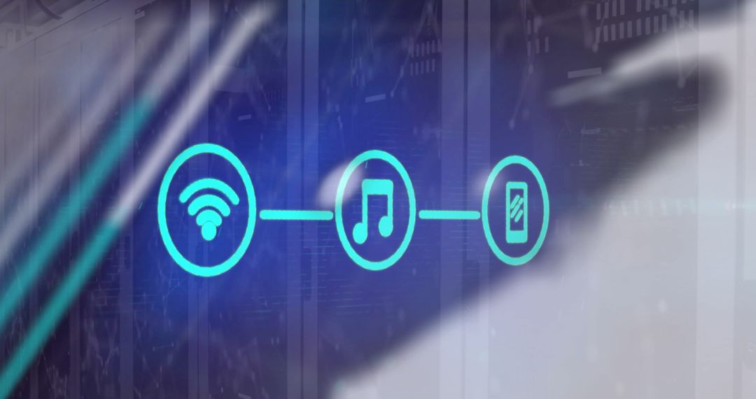 Digital Network Connection in Data Center Imagery