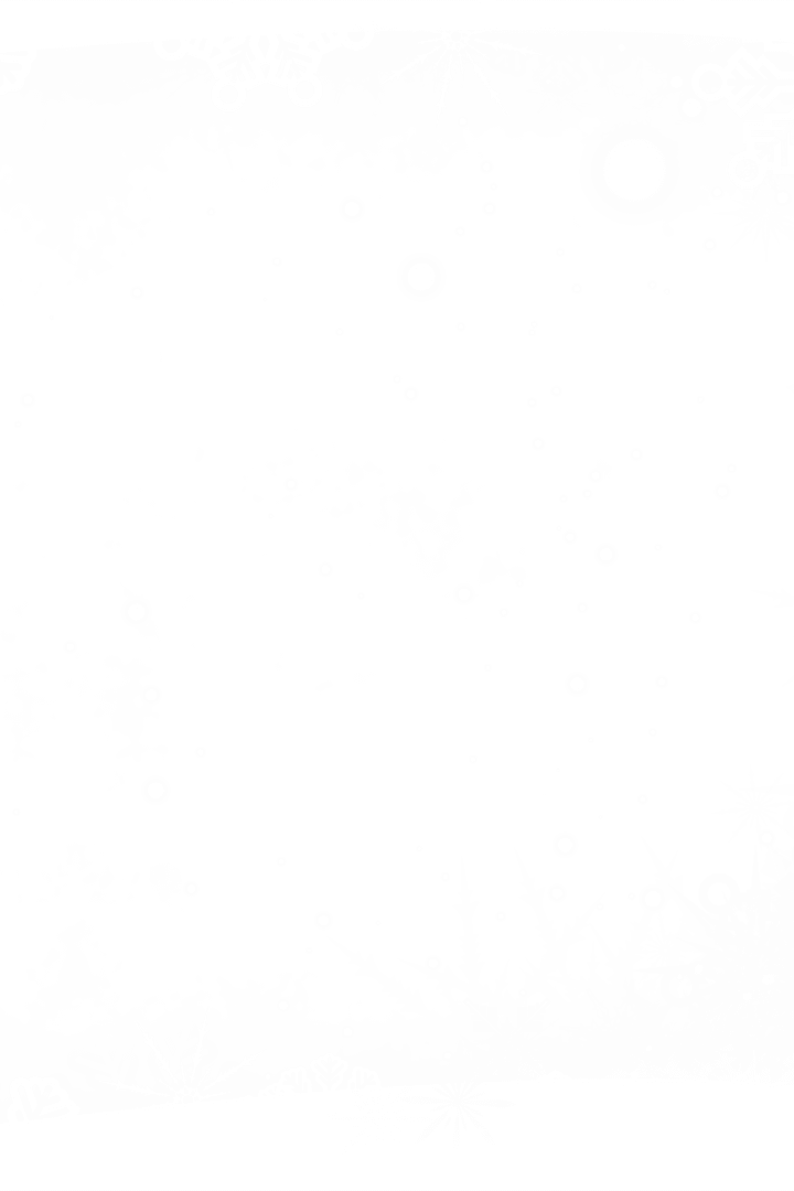 Floating Snowflakes on Transparent Background Vector Illustration