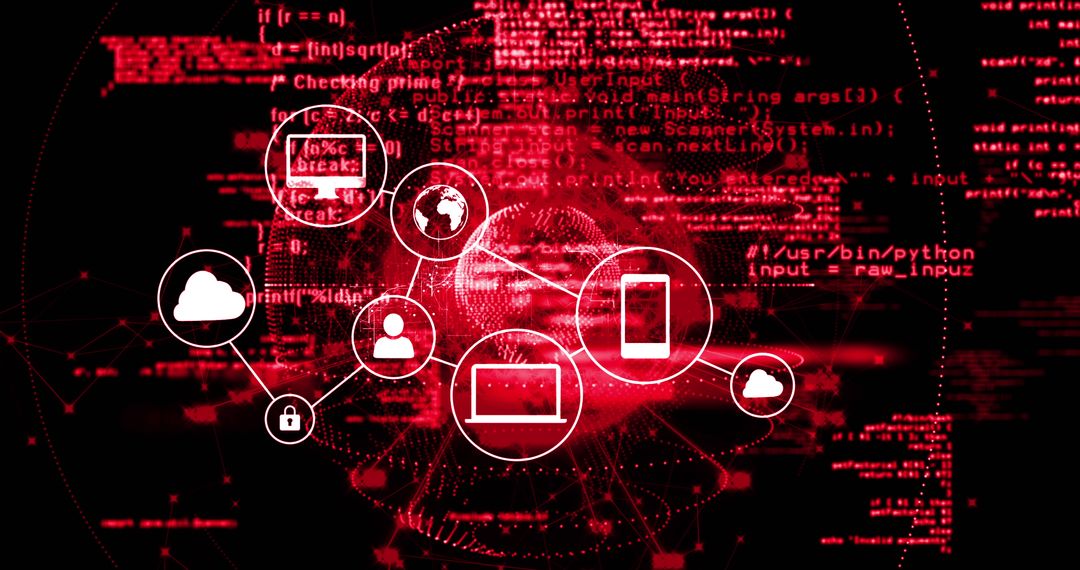 Global network security interface with data processing graphics