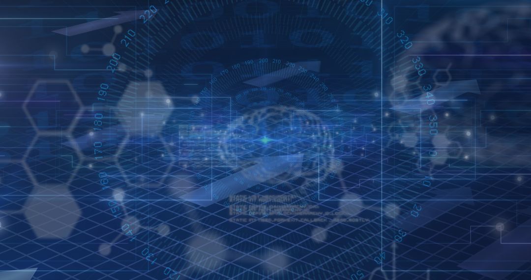 Futuristic Brain Data Processing with Digital Interface