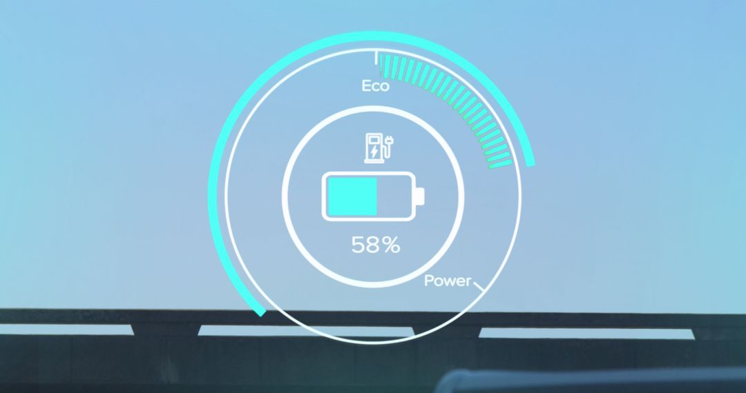 Futuristic Battery Charging Interface for Eco-Conscious Tech