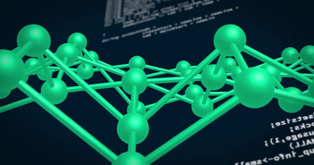 Digital network connections overlaying data processing scripts