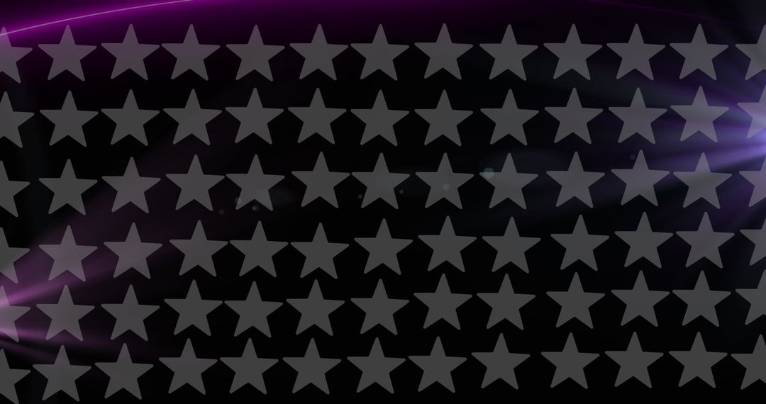 Pattern of Grey Stars on Dark Gradient Background