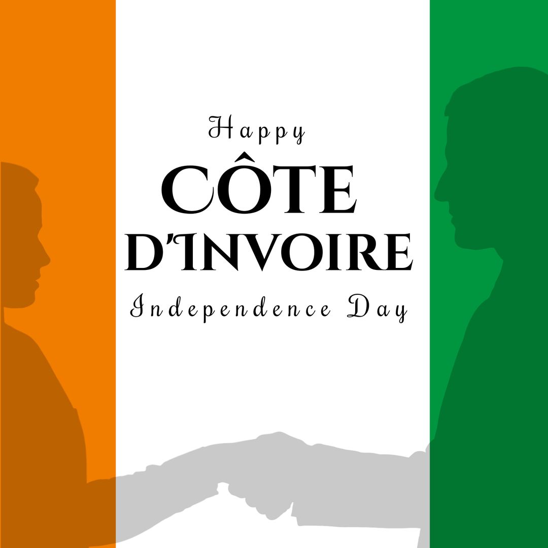 Celebrating Côte d'Ivoire Independence Day Concept with Coming Together